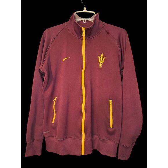 Arizona State Sun Devils Full Zip Track Jacket Youth XL Nike Dri-Fit - Picture 2 of 14